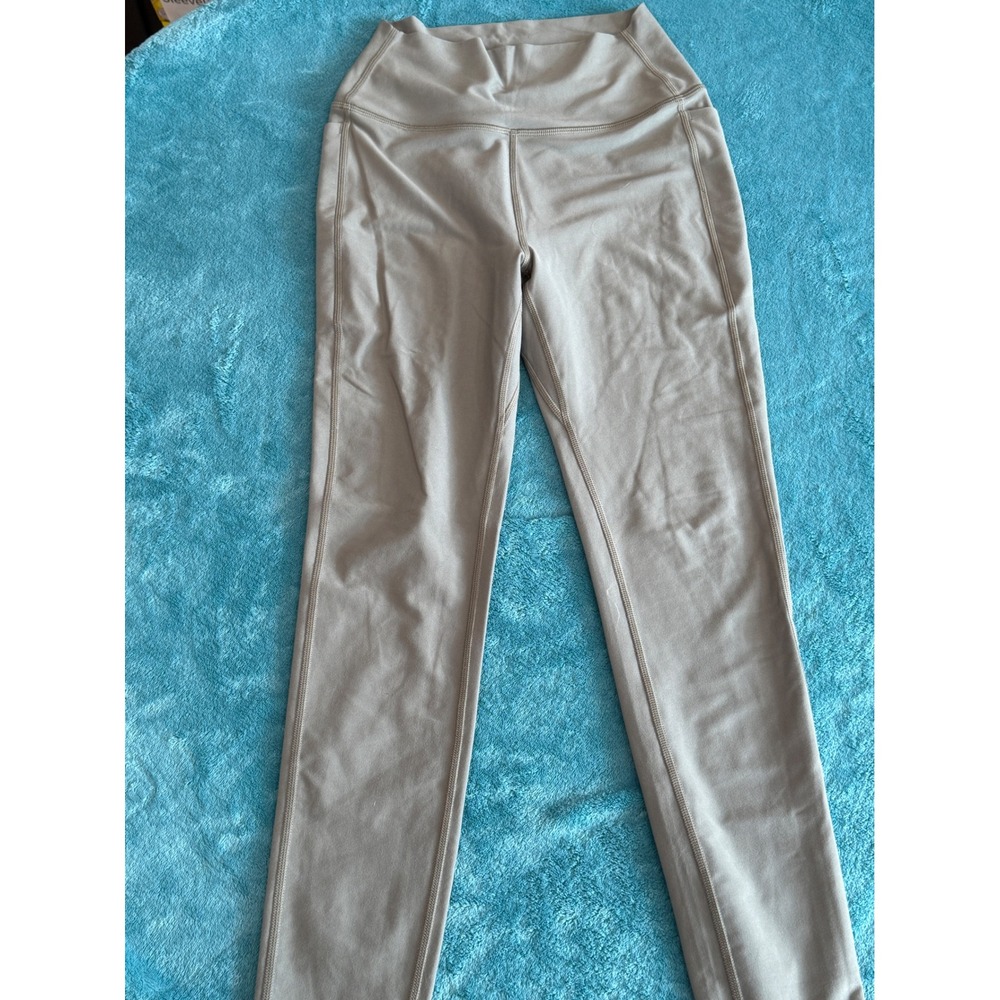Peloton Womens High Rise Full Length Leggings Grey Taupe XS RN150110 Activewear
